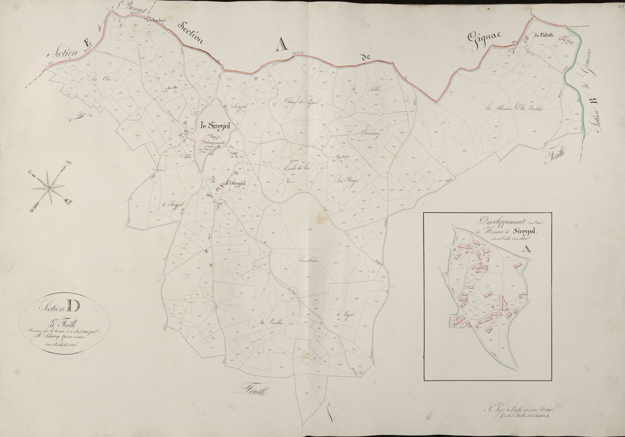 section D de Sireyjol, 3ème feuille