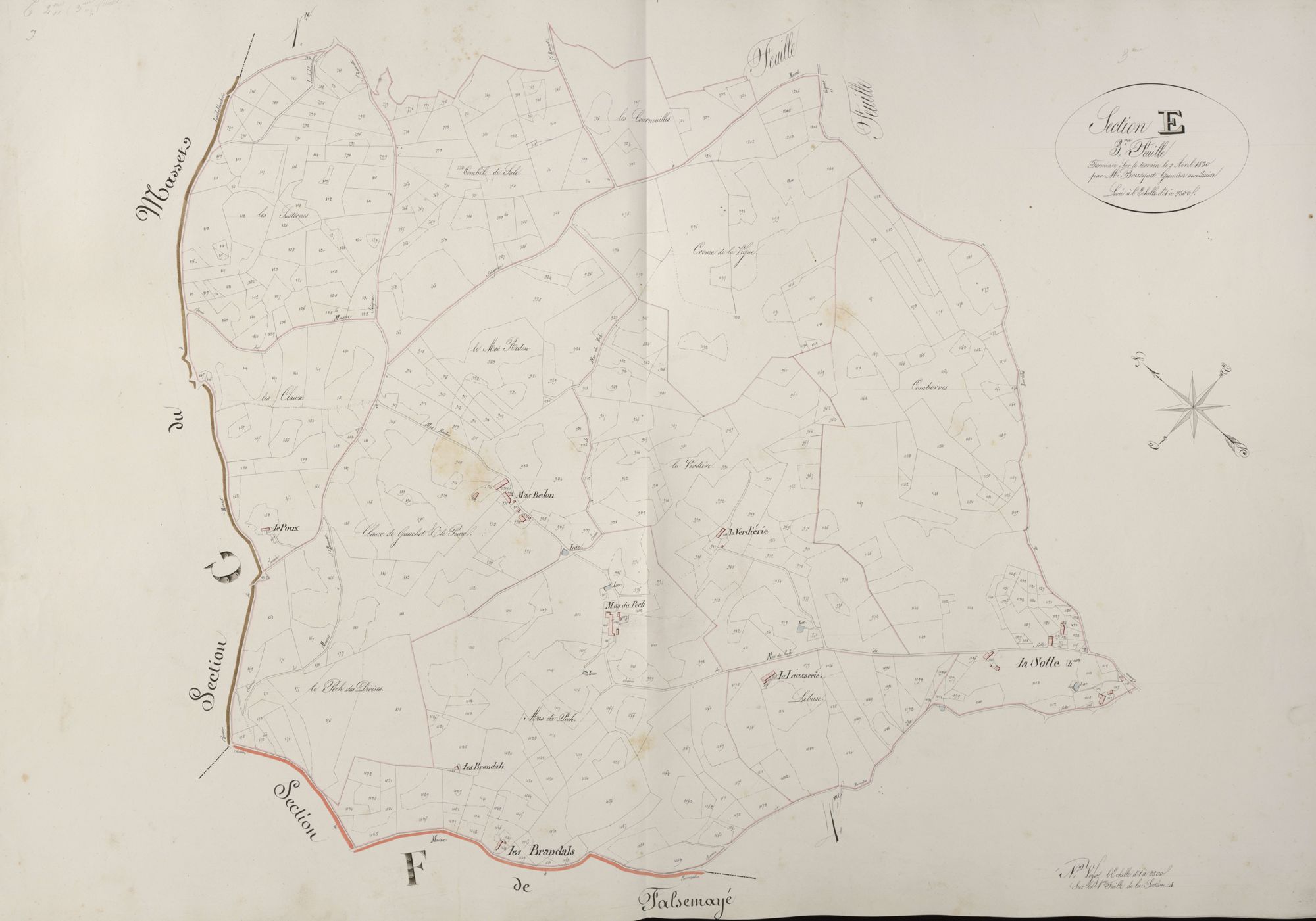 section E de Saint-Bonnet, 3ème feuille