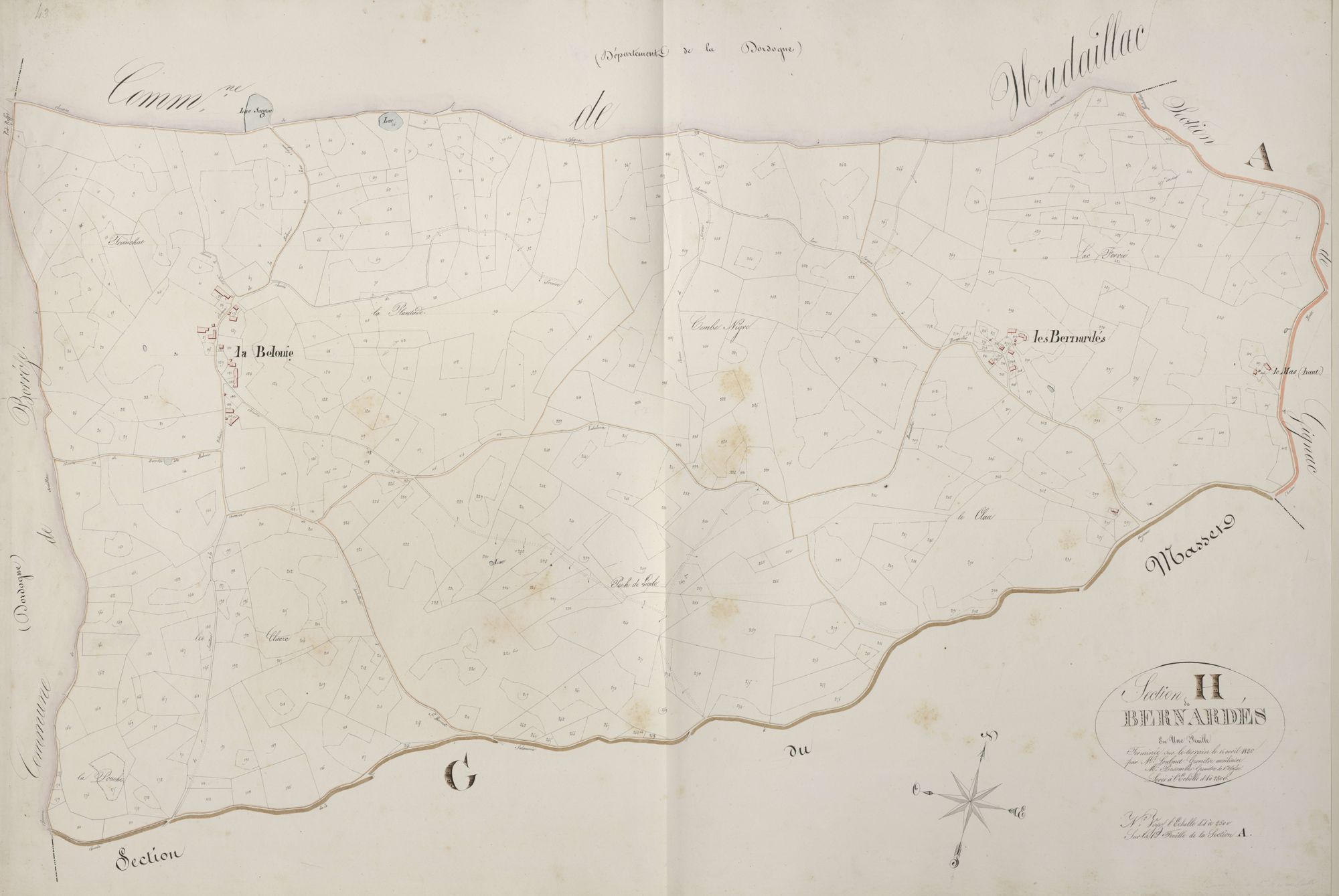 section H de Bernardés, 1ère feuille