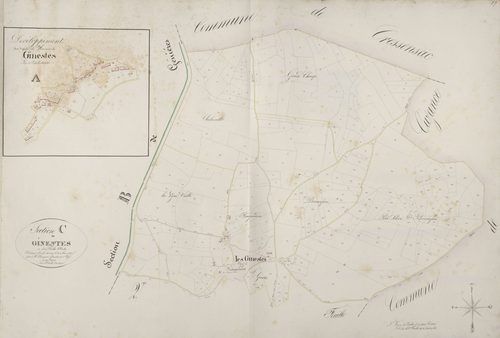 section C des Ginestes, 1ère feuille