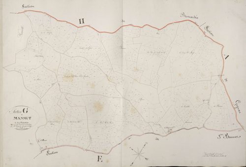 section G de Masset, 1ère feuille