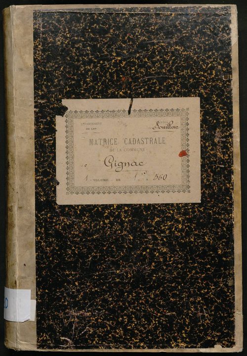 Folios 1-560. Augmentations et diminutions  (1834-1914)