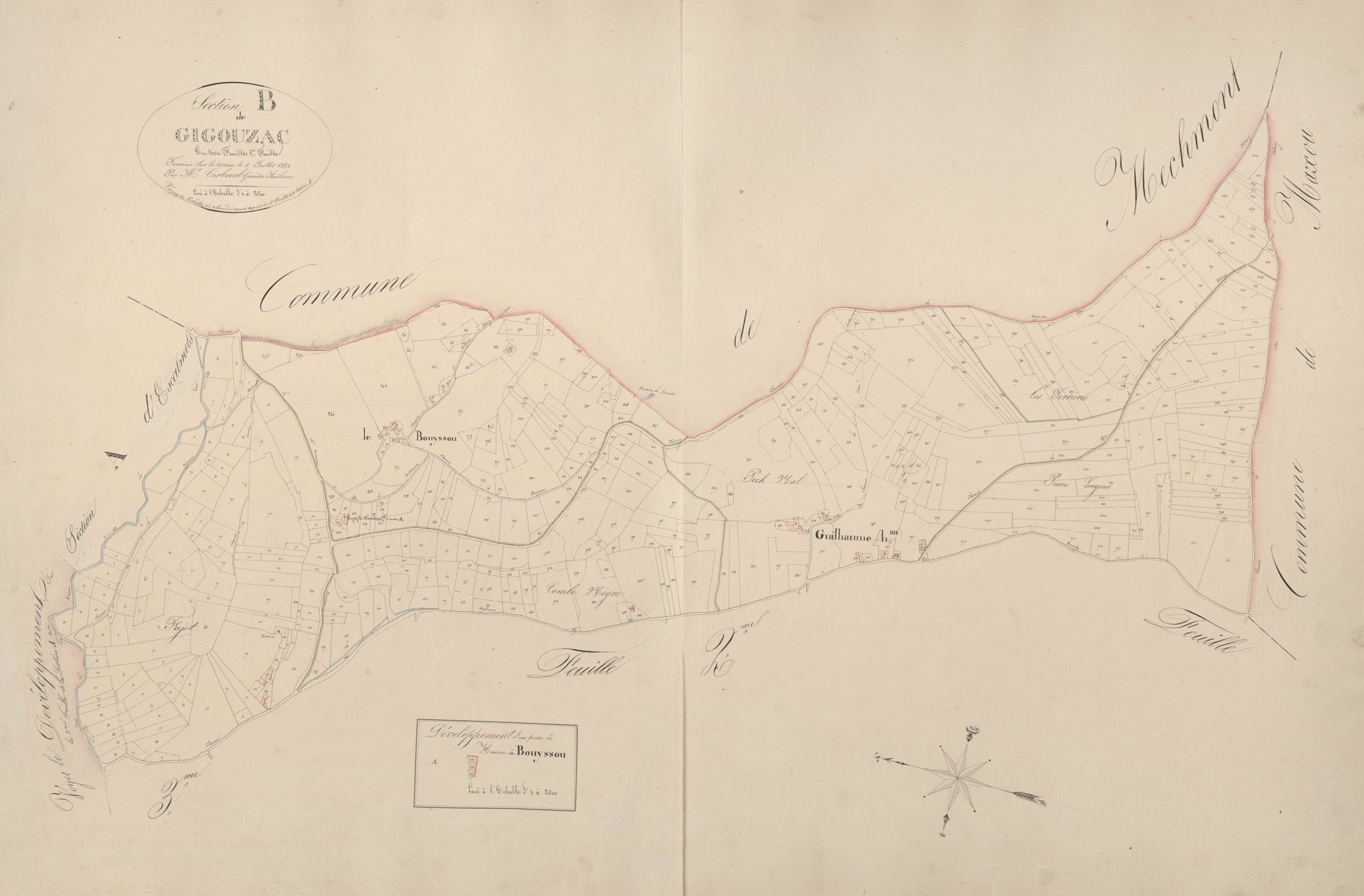 section B de Gigouzac, 1ère feuille
