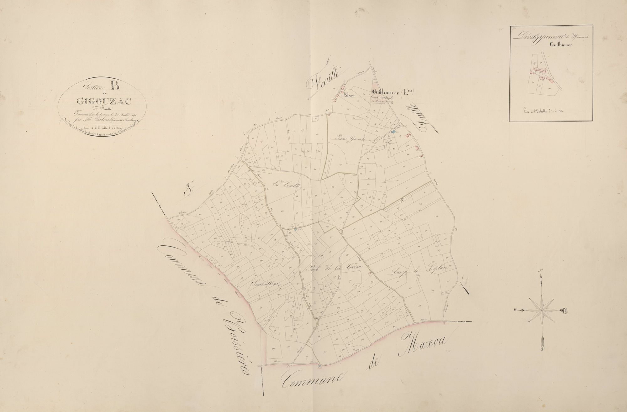 section B de Gigouzac, 2ème feuille