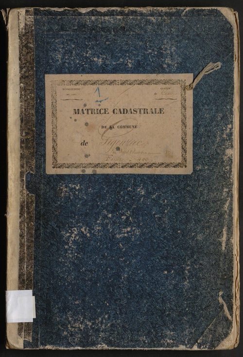 Folios 1-400. Augmentations et diminutions  (1835-1914)