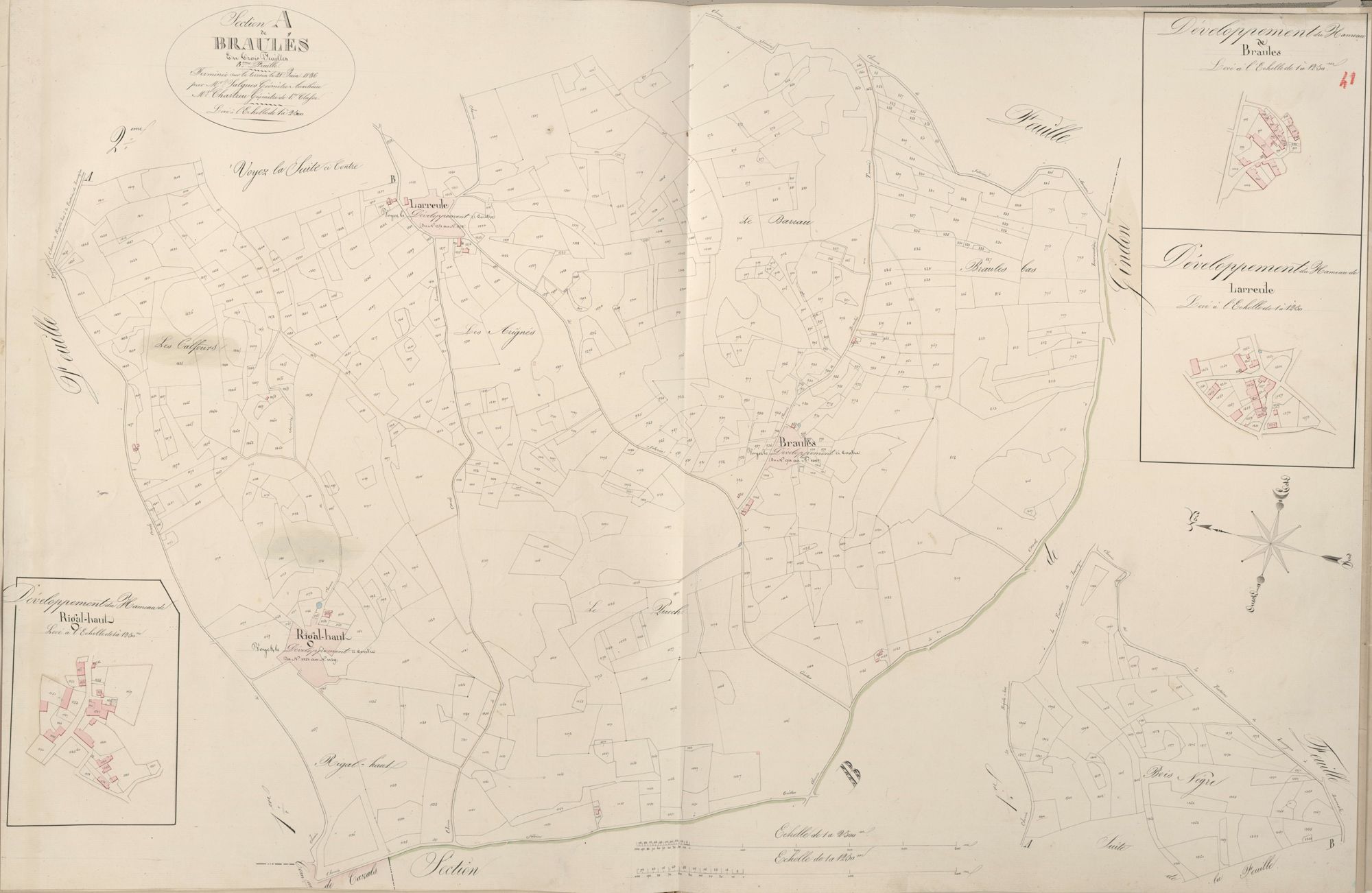 section A de Braulés, 3ème feuille