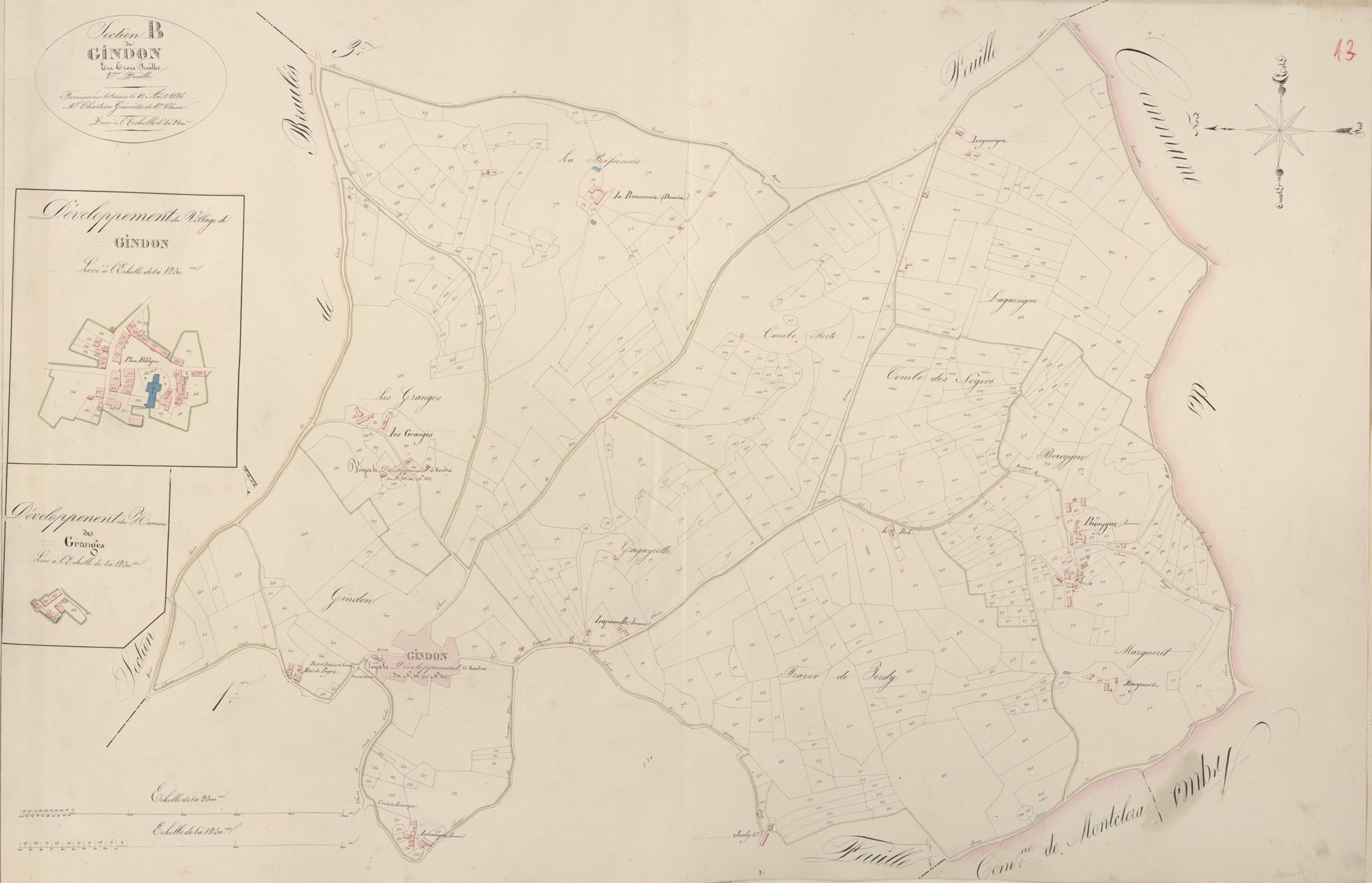section B de Gindon, 2ème feuille