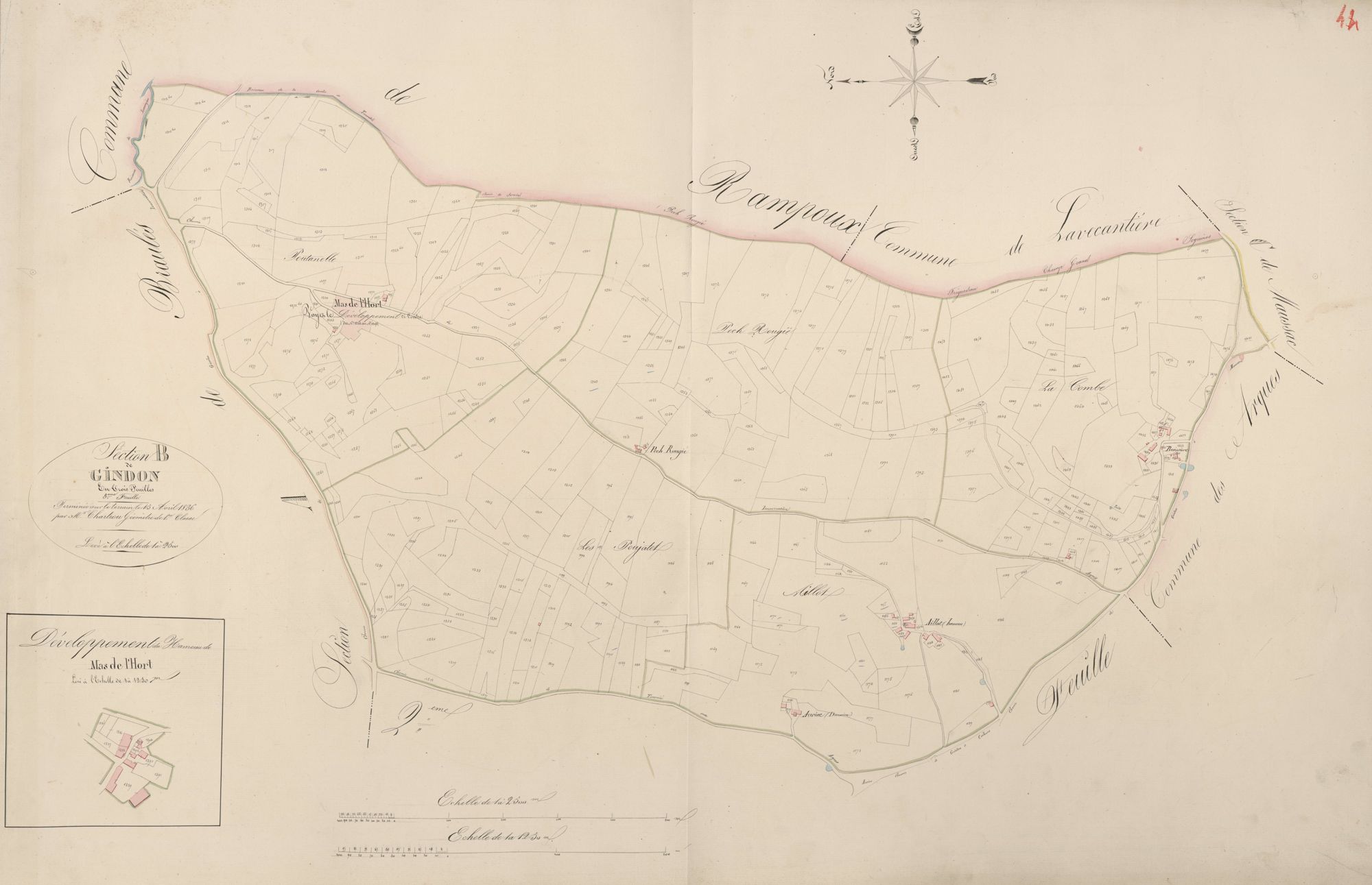 section B de Gindon, 3ème feuille