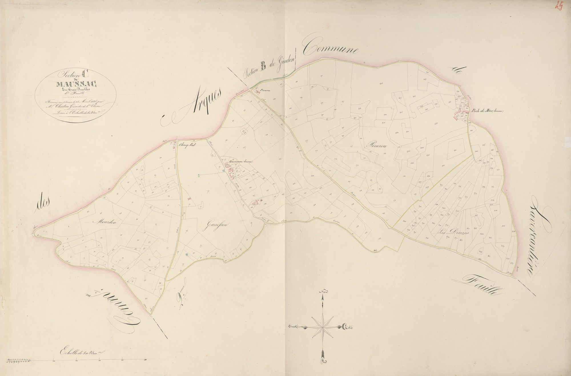 section C de Maussac, 1ère feuille
