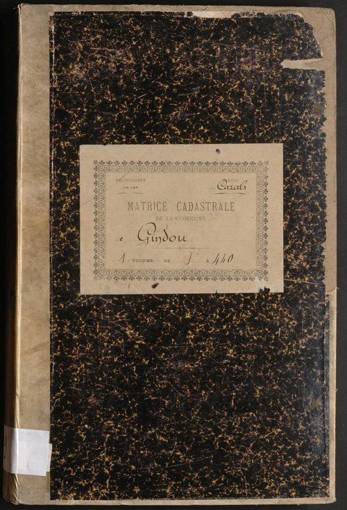 Folios 1-440.  Augmentations et diminutions  (1839-1914)