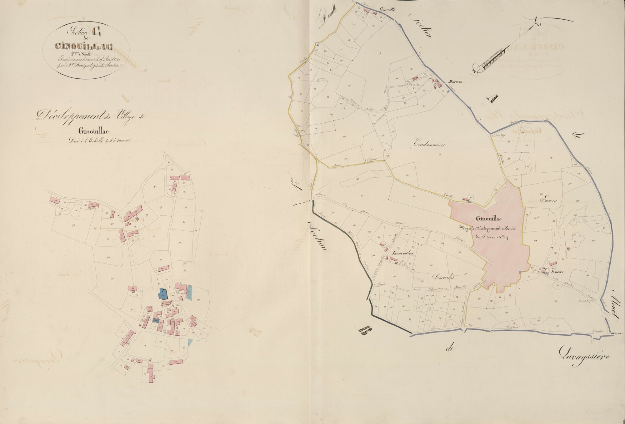 section C de Ginouillac, 2ème feuille