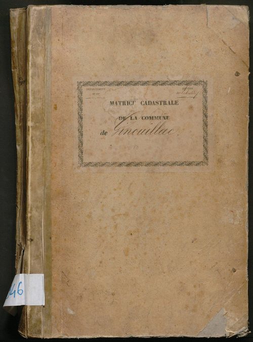 Folios 1-480. Augmentations et diminutions (1844-1914)