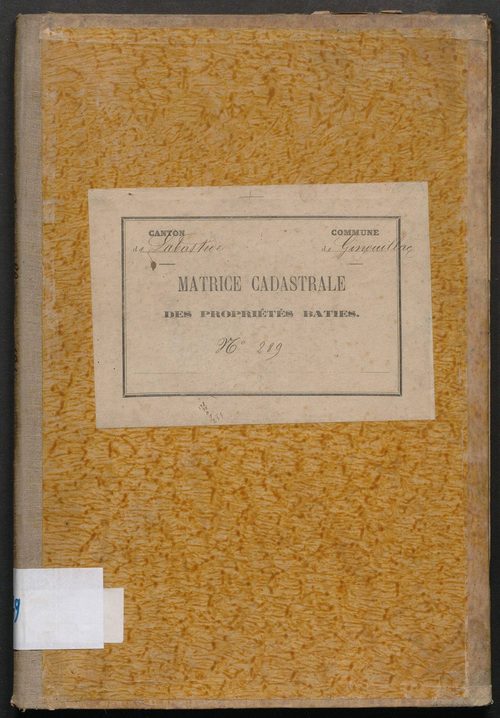 Cases 1-180. Augmentations et diminutions (1882-1891)
