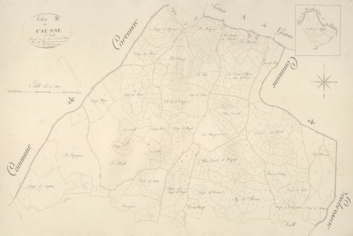 section B du Causse, 1ère feuille
