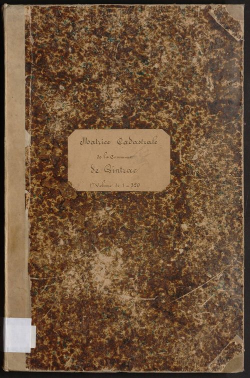 Folios 1-320. Augmentations et diminutions (1869-1914)