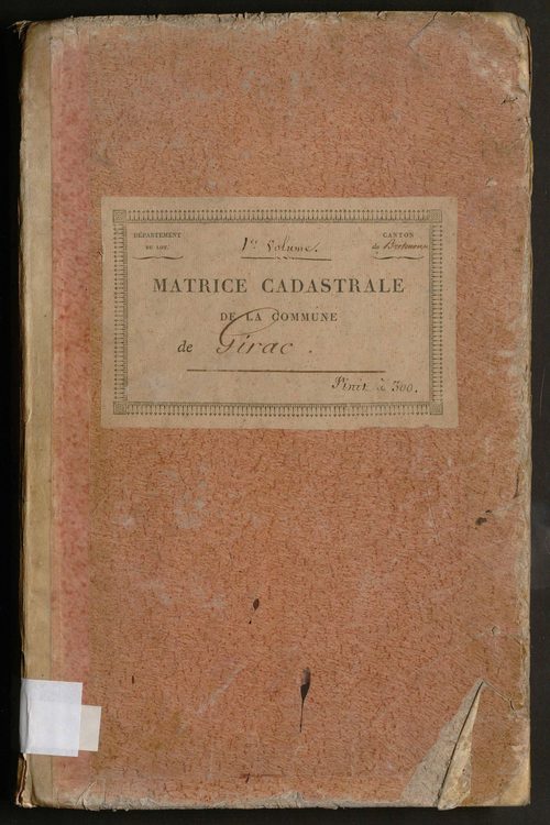 Folios 1-300. Augmentations et diminutions (1862-1914)