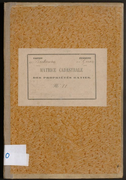 Cases 1-120. Augmentations et diminutions (1882-1891)
