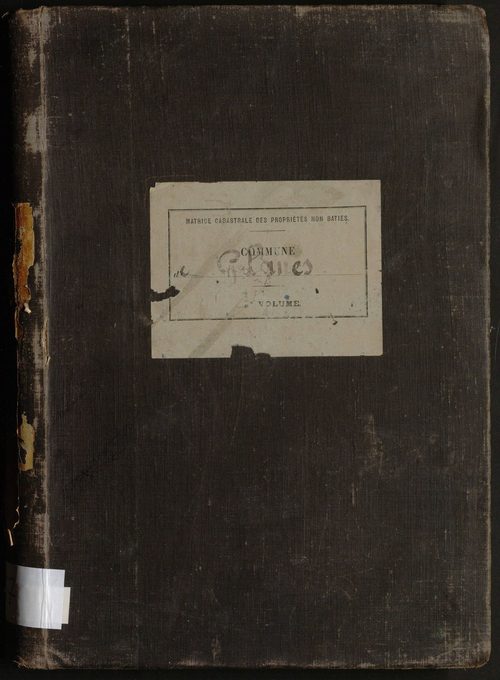 Folios 1-390. Augmentations et diminutions (1913-1947)