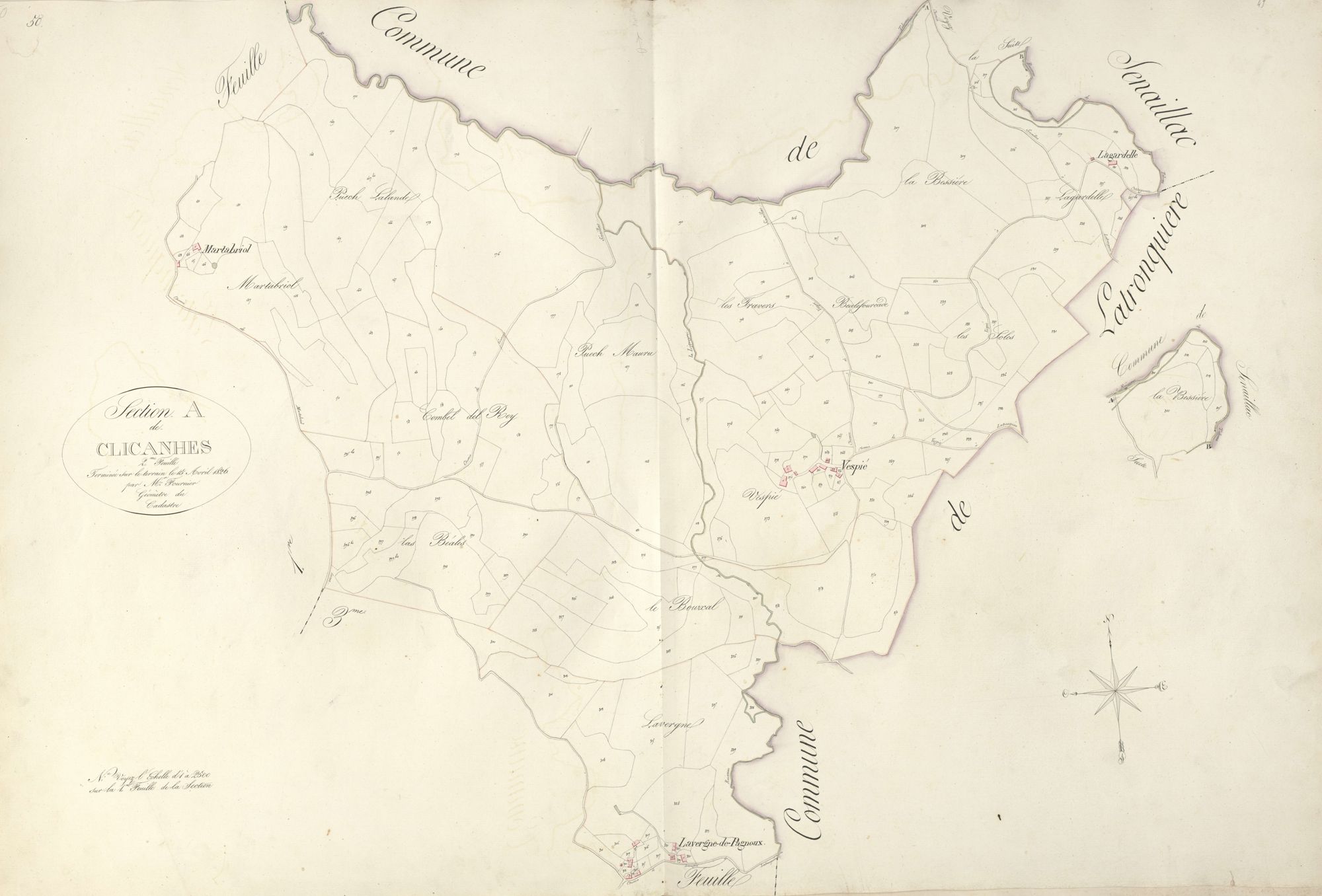 section A de Clicanhes, 2ème feuille