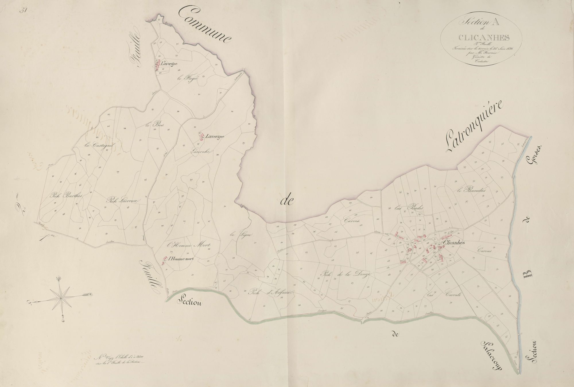 section A de Clicanhes, 3ème feuille