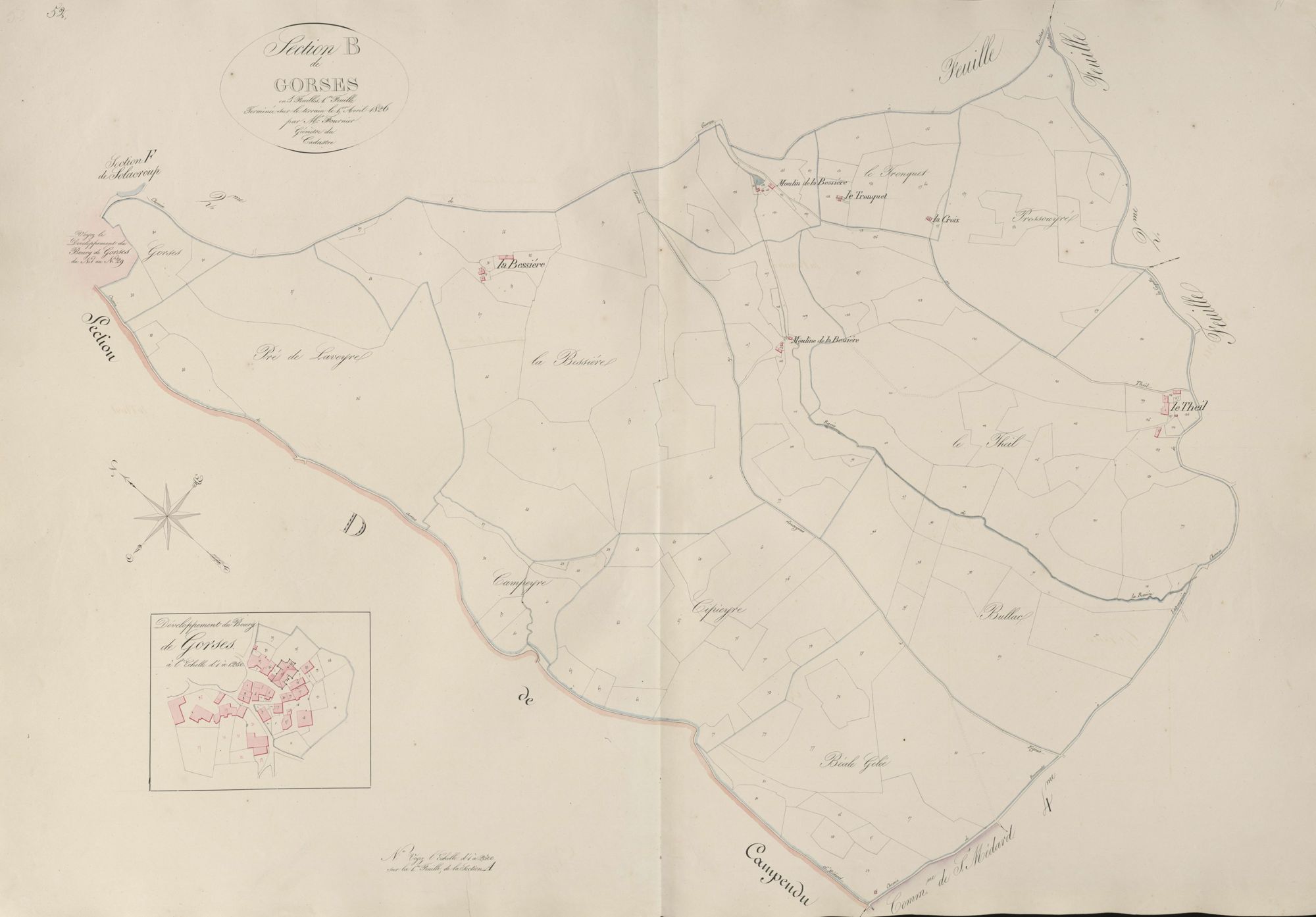 section B de Gorses, 1ère feuille
