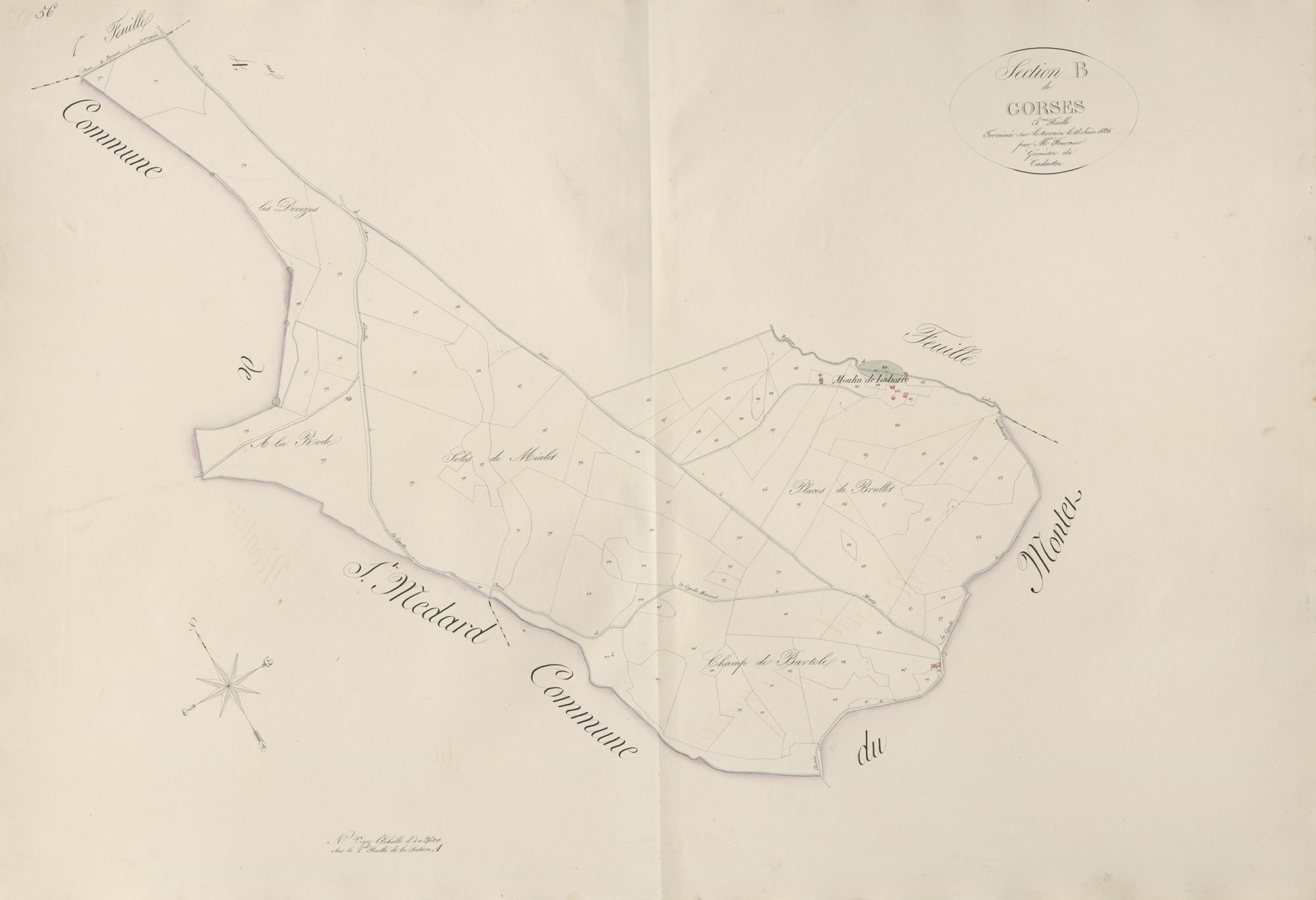 section B de Gorses, 5ème feuille