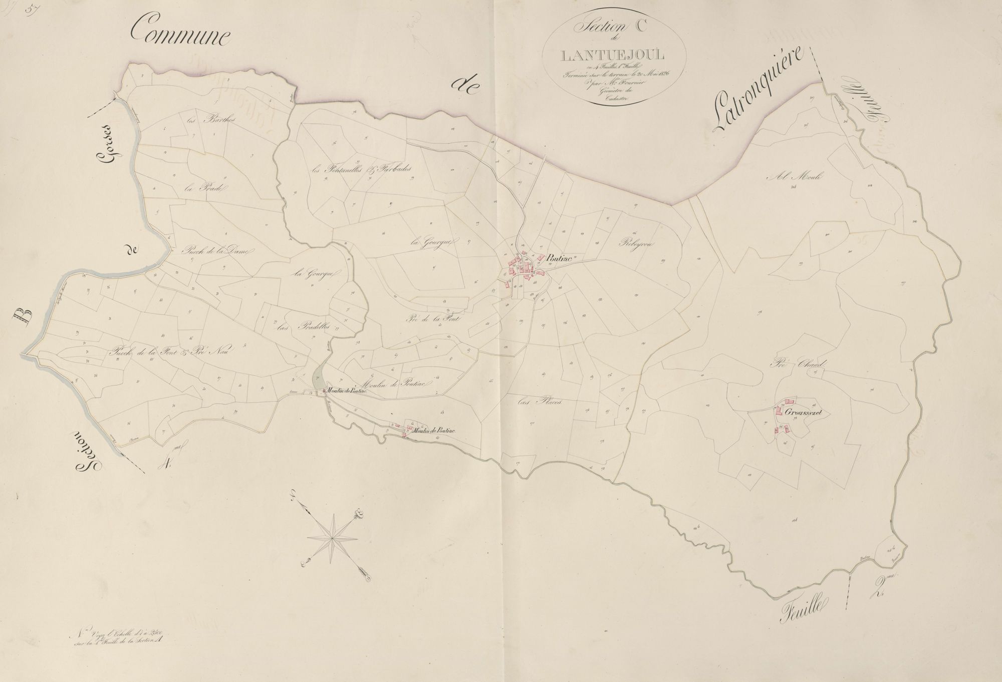 section C de Lantuejoul, 1ère feuille