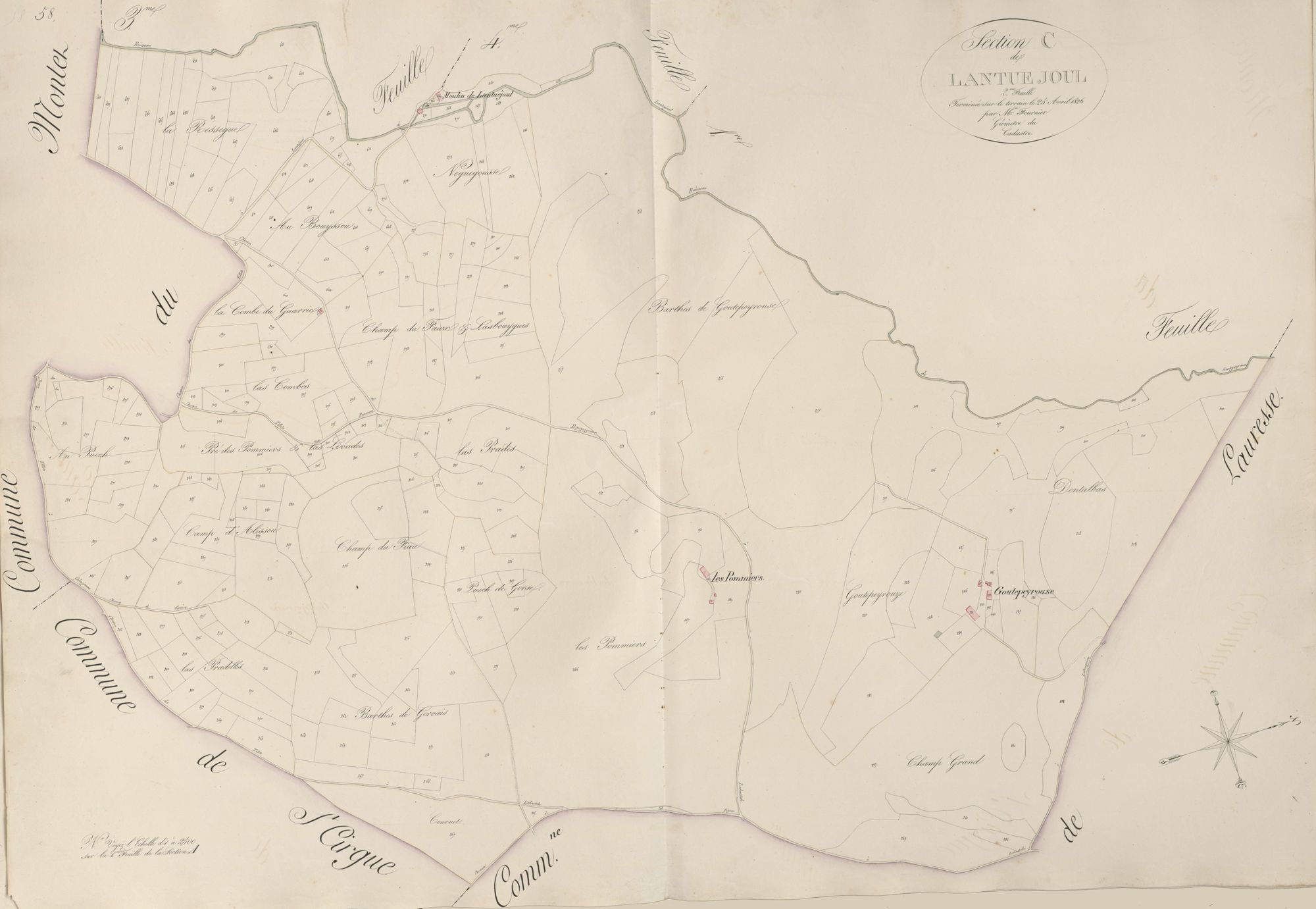 section C de Lantuejoul, 2ème feuille