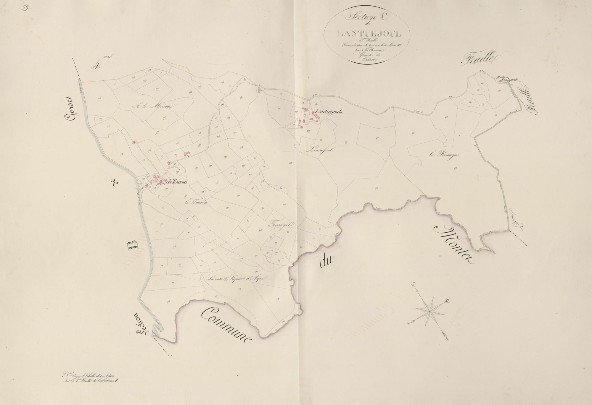 section C de Lantuejoul, 3ème feuille