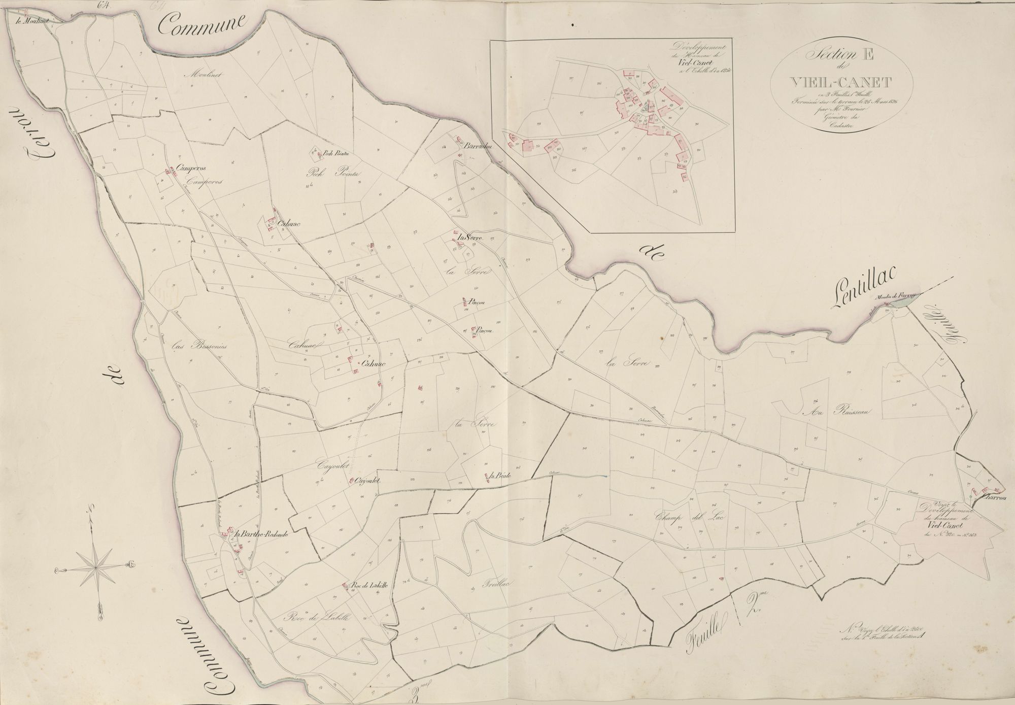 section E de Vieil-Canet, 1ère feuille