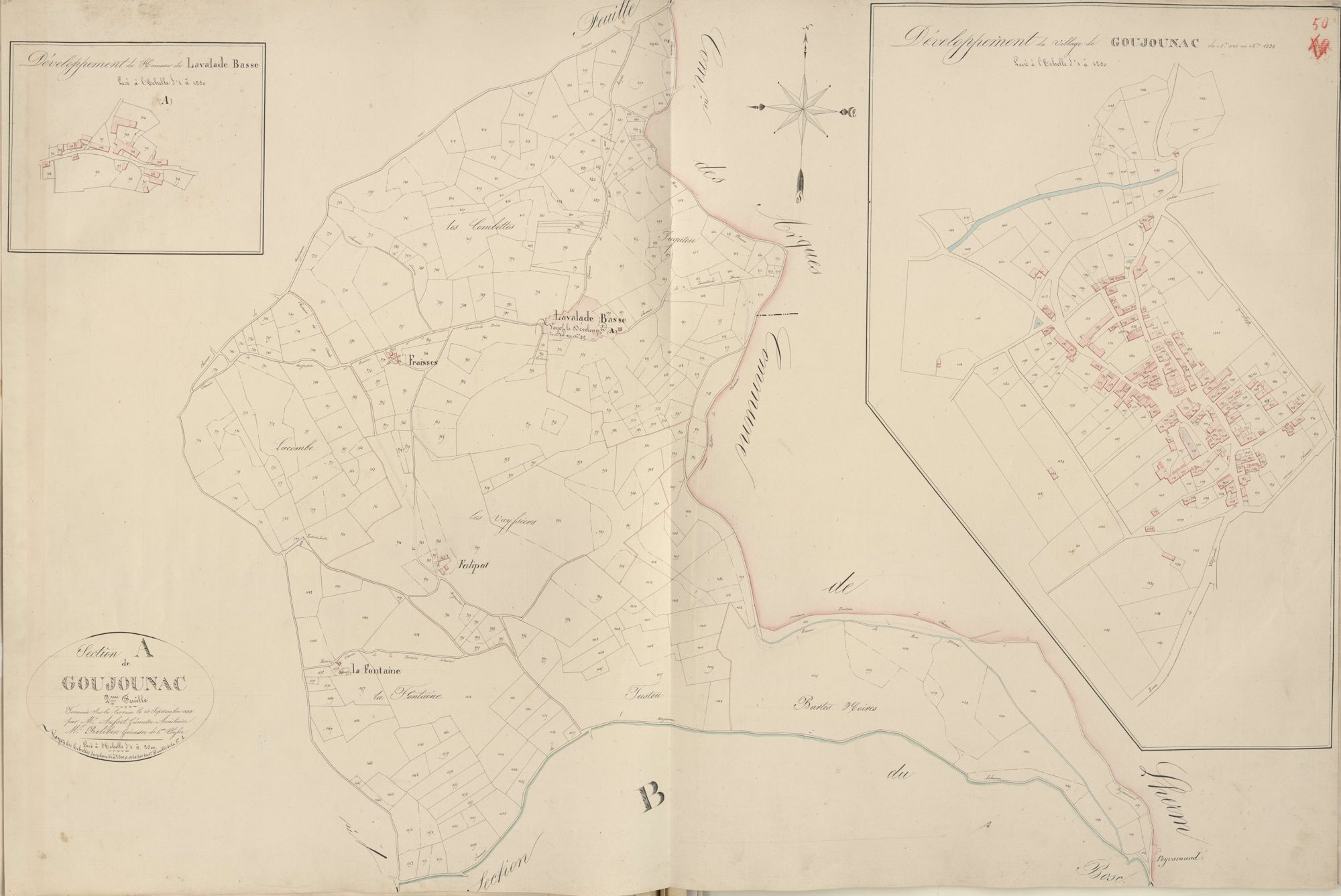 section A de Goujounac, 2ème feuille