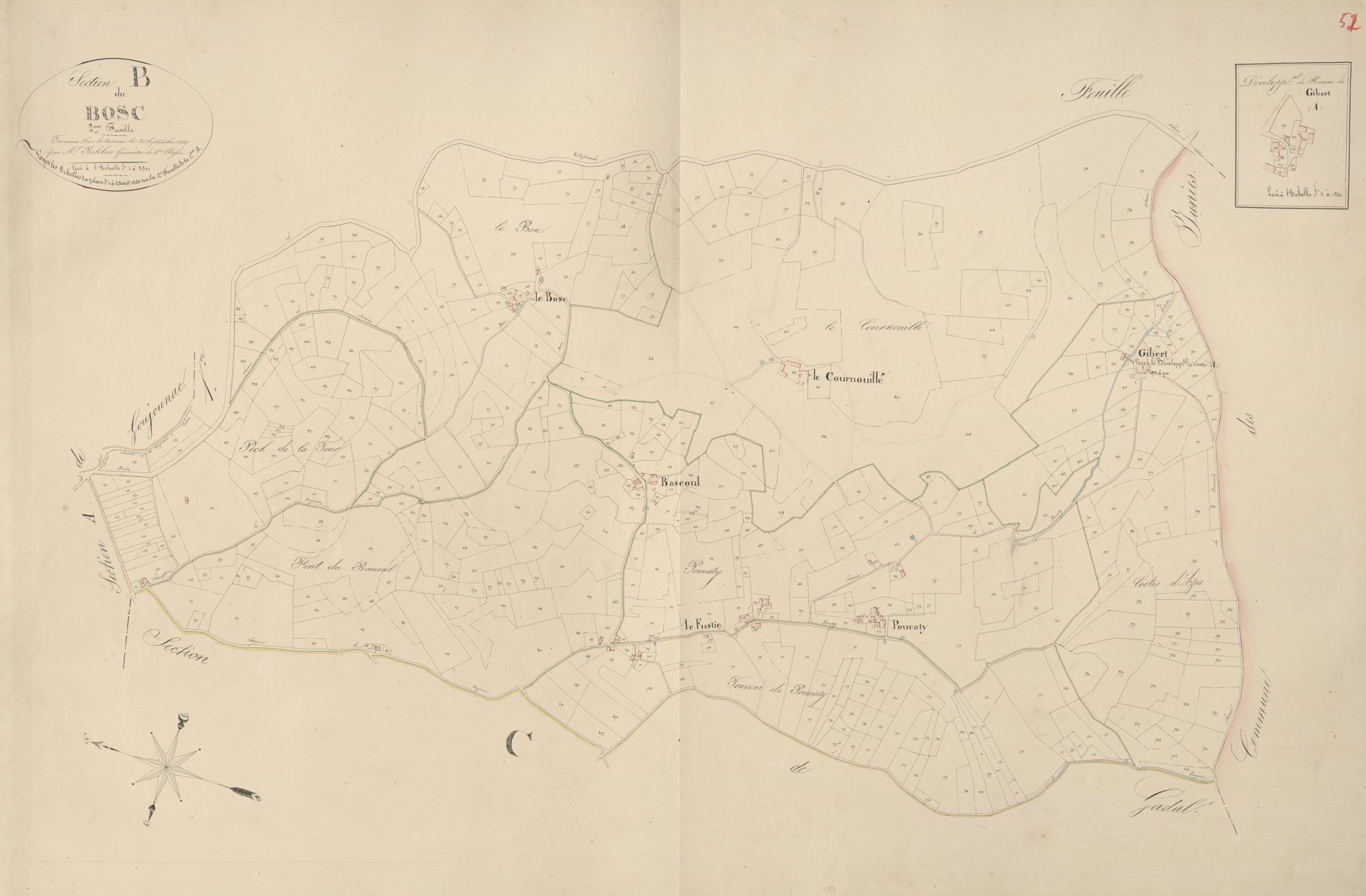 section B du Bosc, 2ème feuille