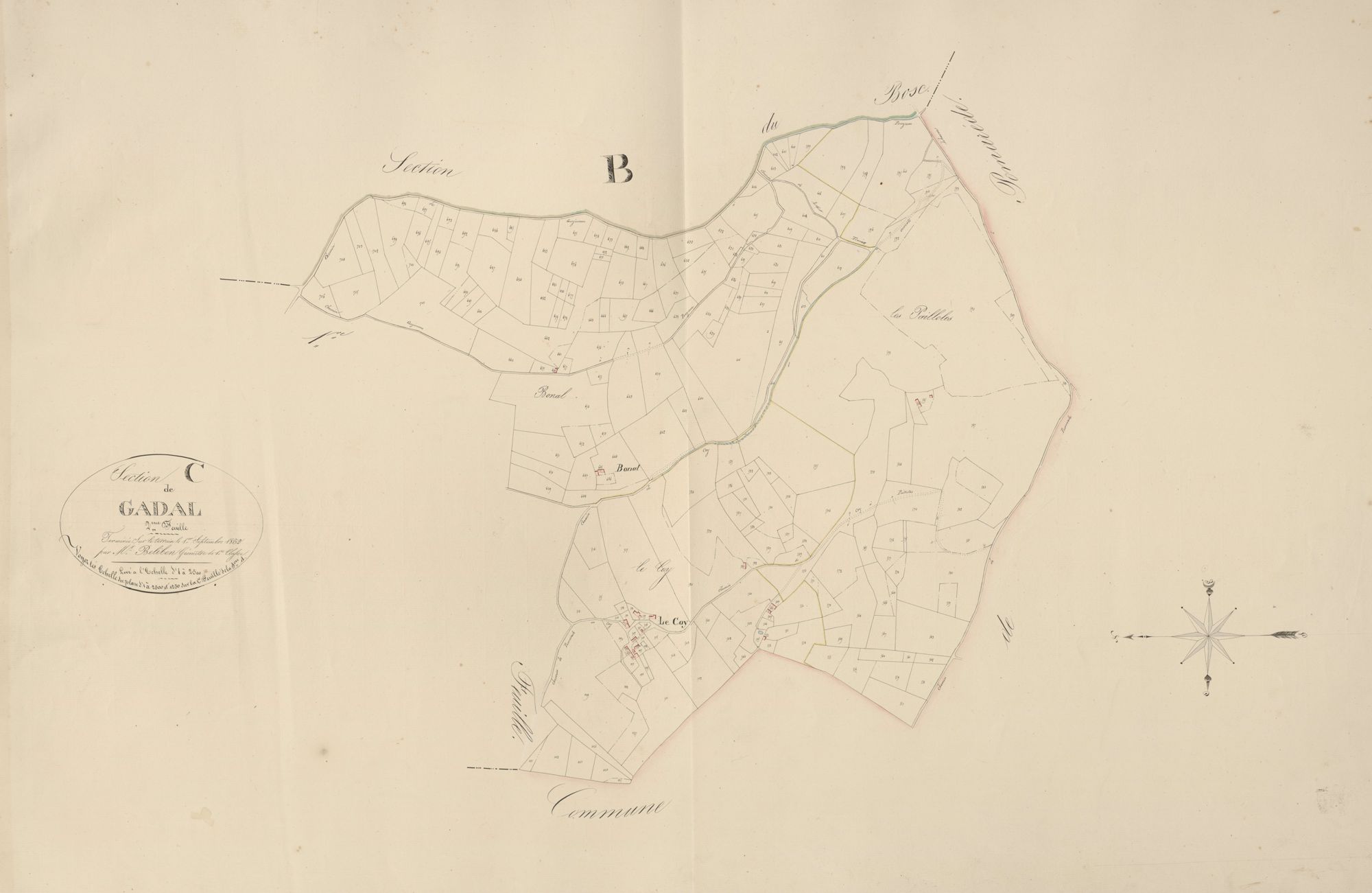 section C de Gadal, 2ème feuille