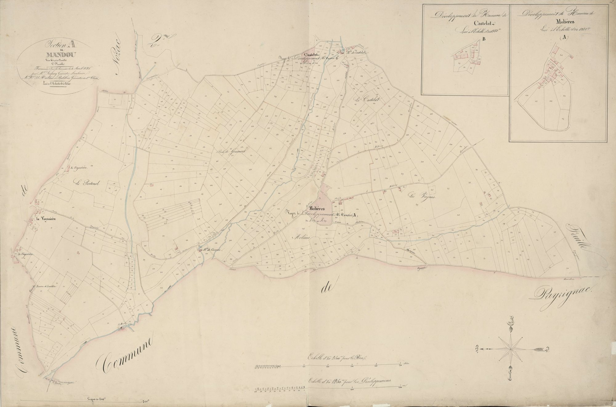 section A de Mandou, 1ère feuille