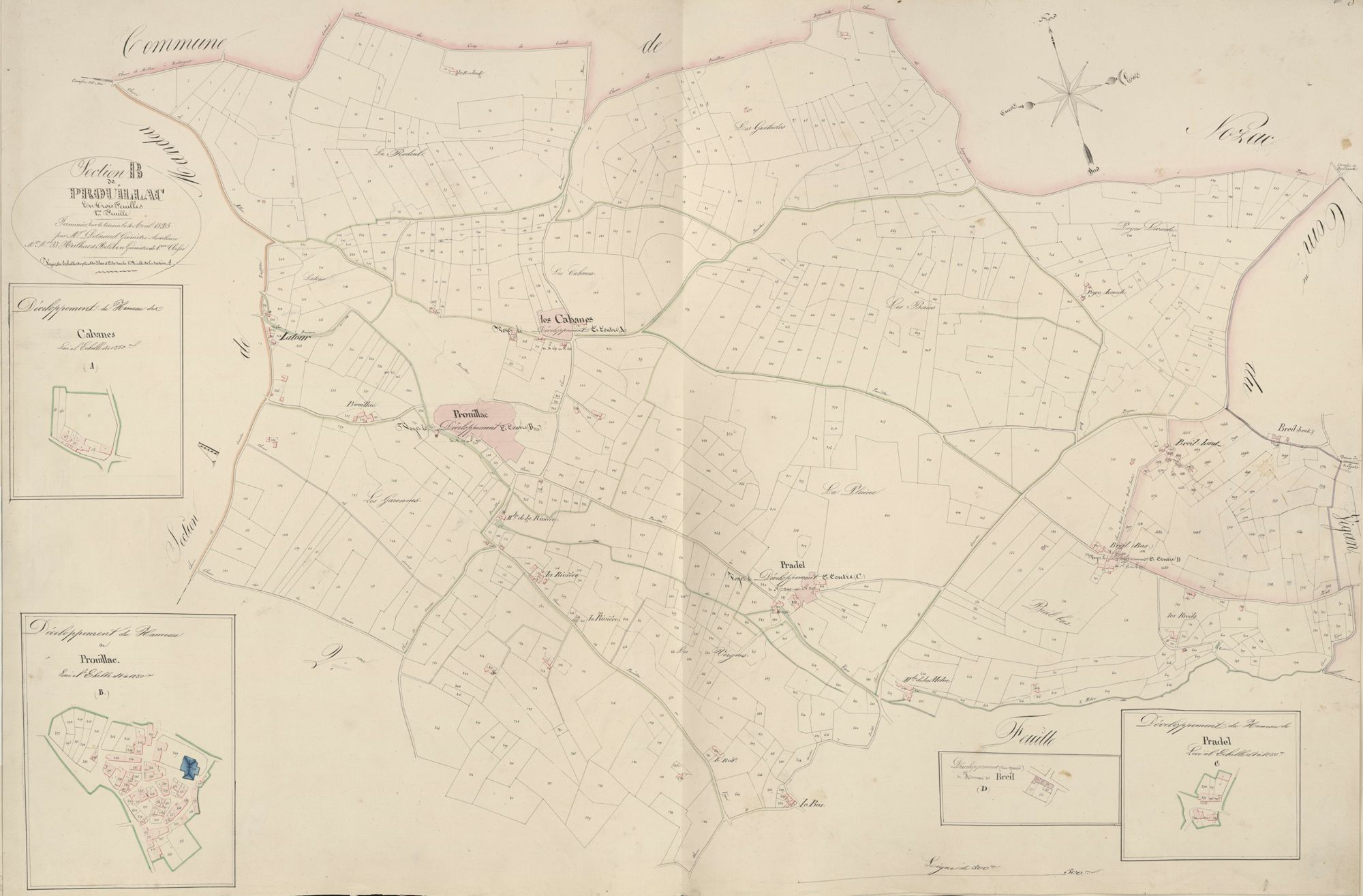 section B de Prouillac, 1ère feuille