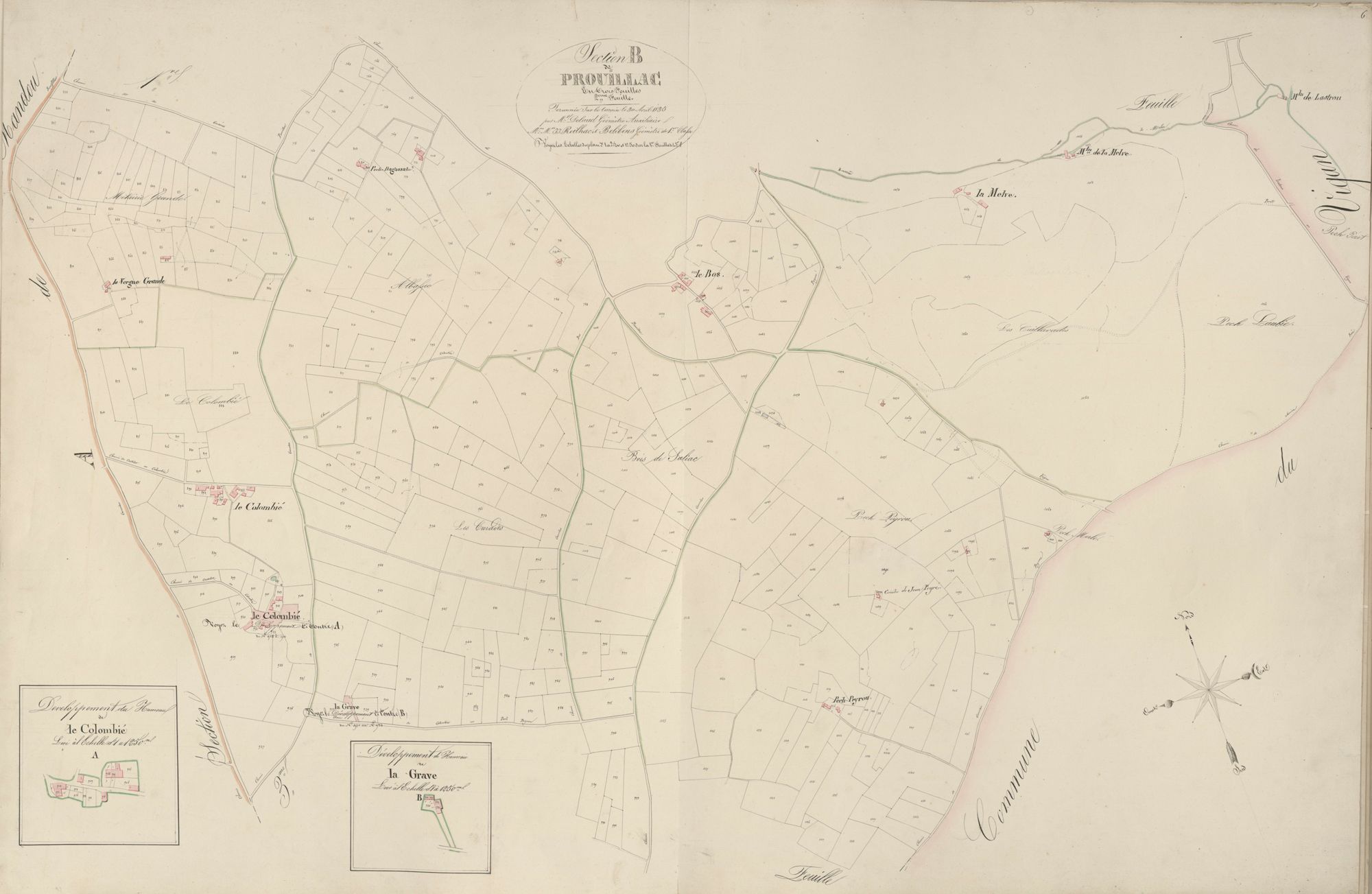 section B de Prouillac, 2ème feuille