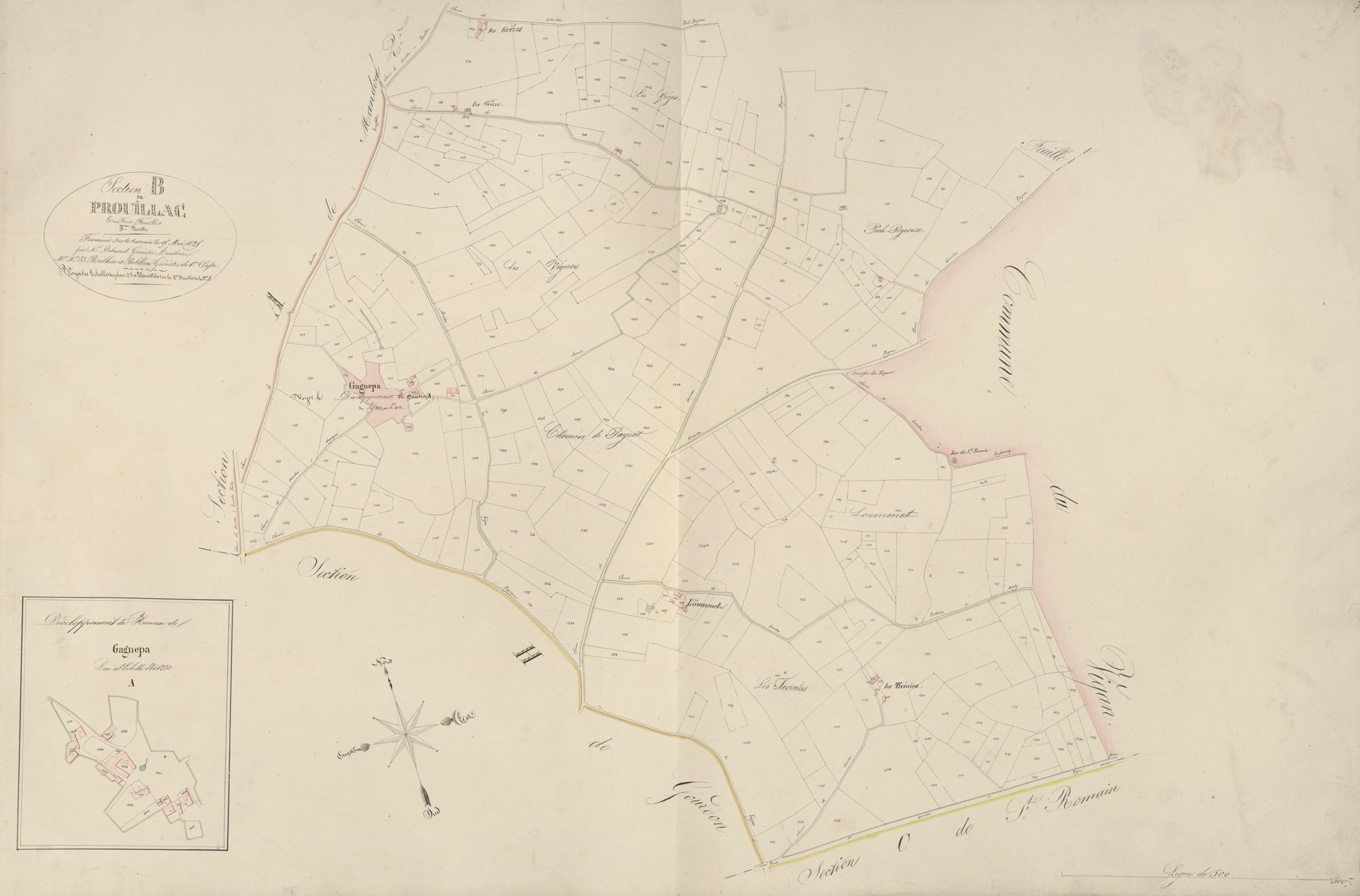 section B de Prouillac, 3ème feuille