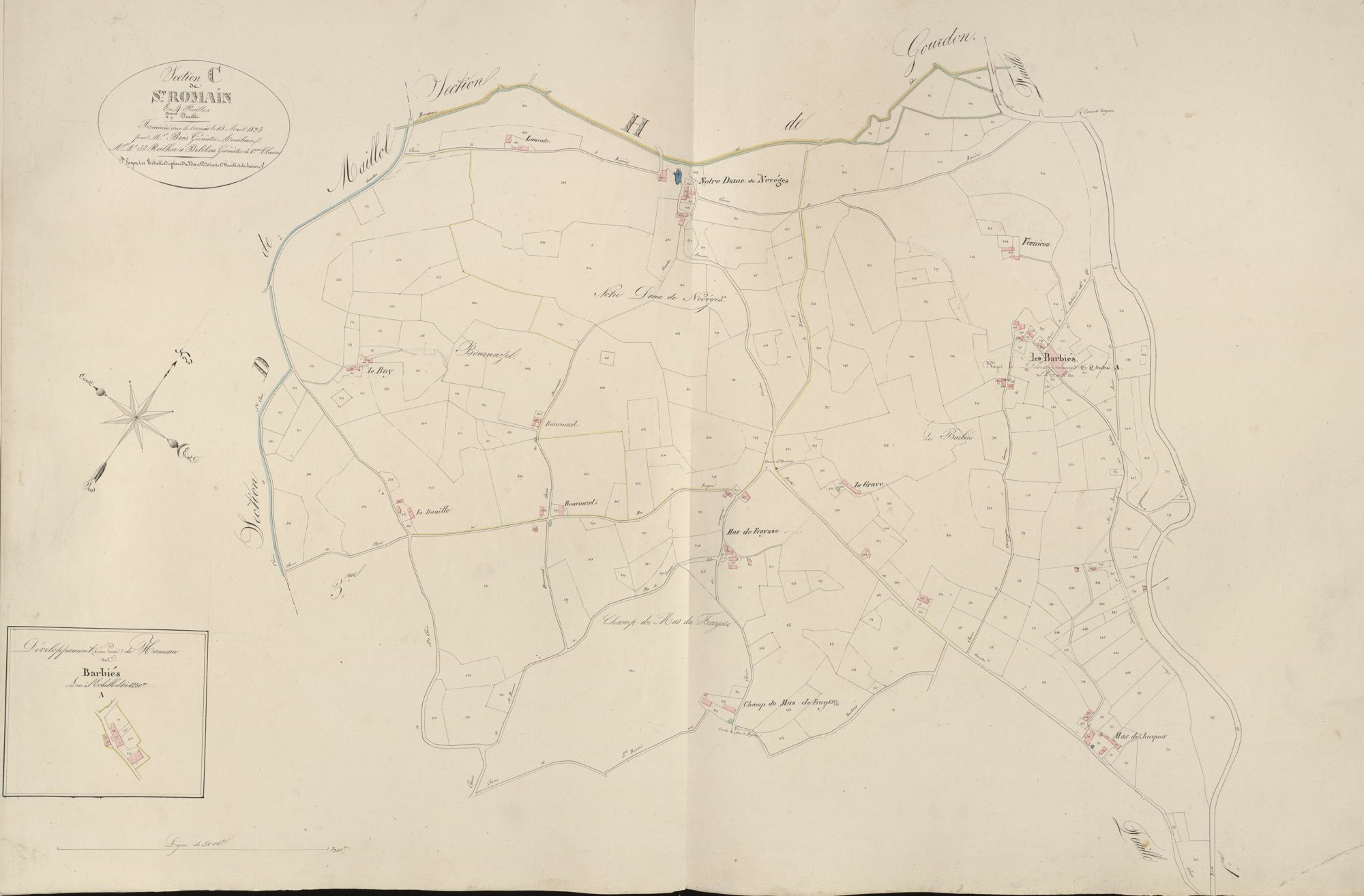 section C de Saint-Romain, 2ème feuille