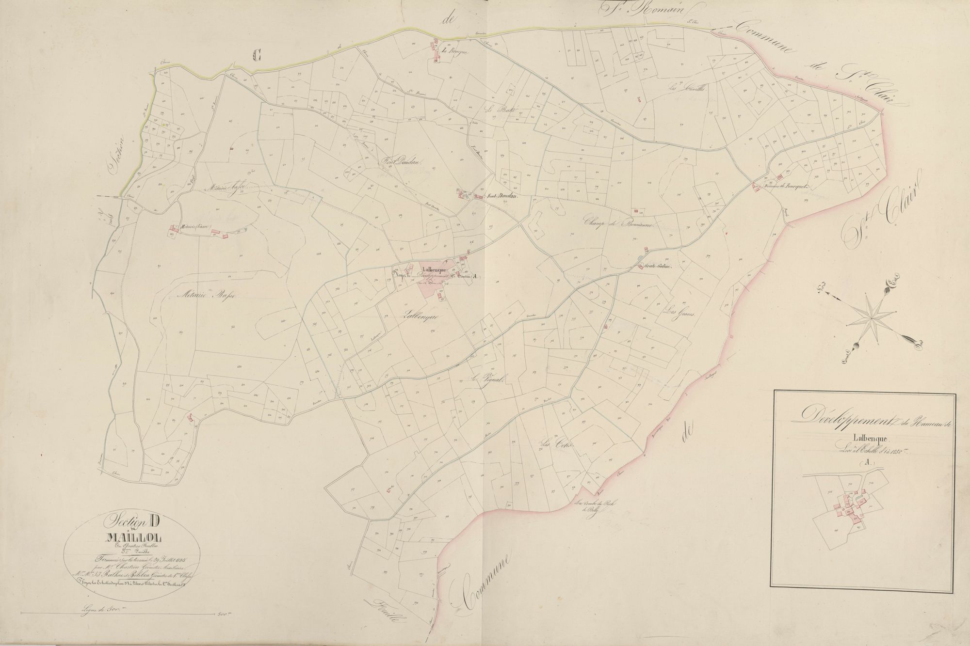 section D de Maillol, 3ème feuille