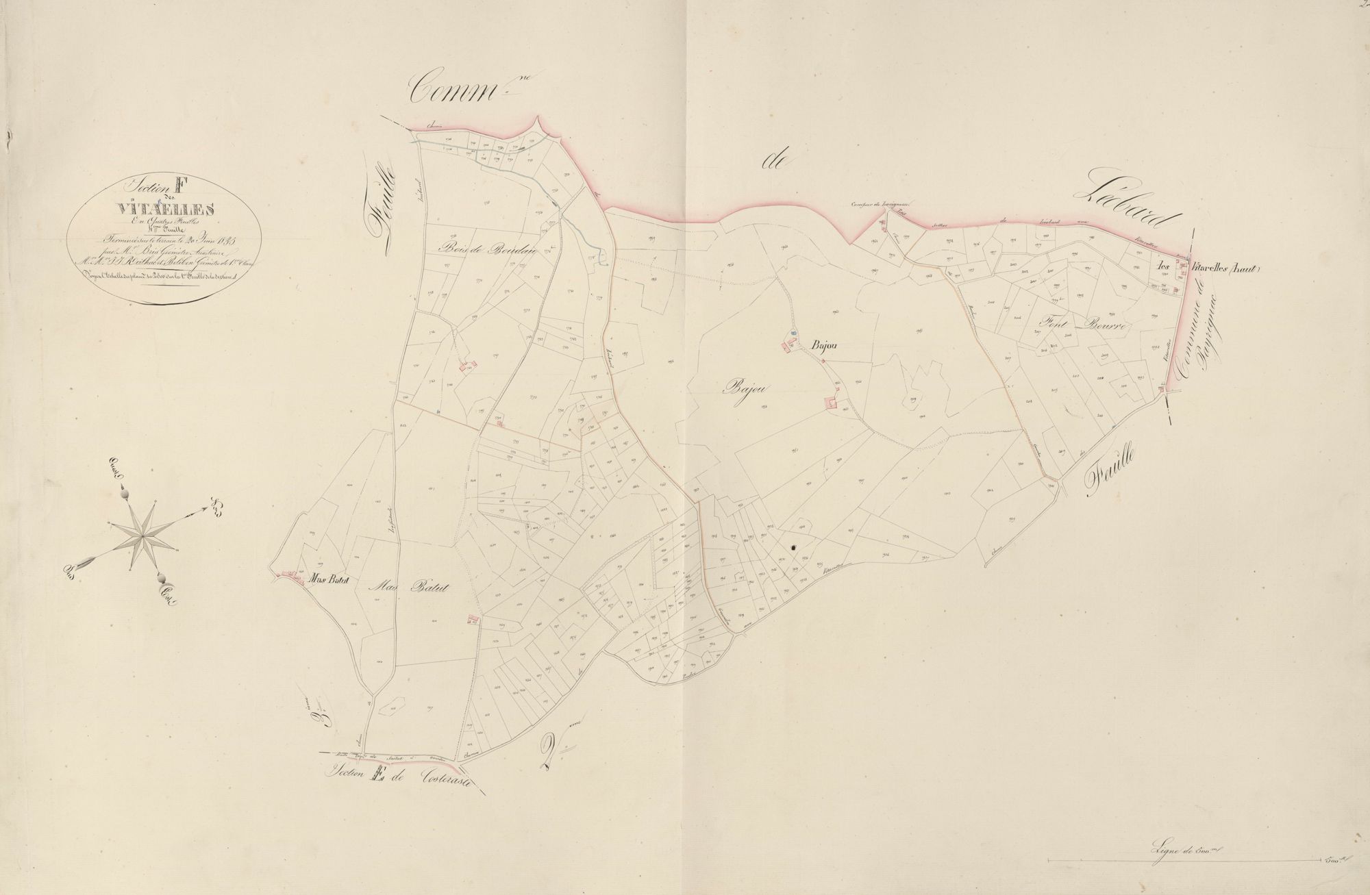 section F des Vitarelles, 4ème feuille