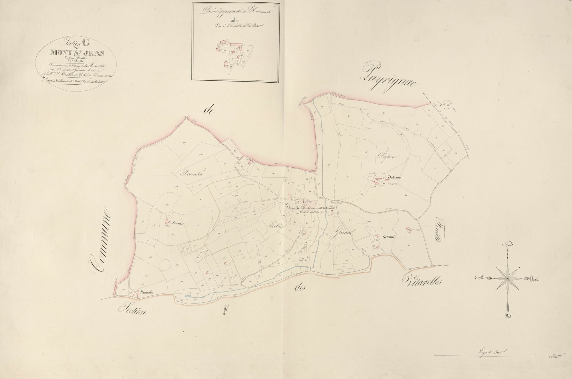 section G de Mont Saint-Jean, 3ème feuille