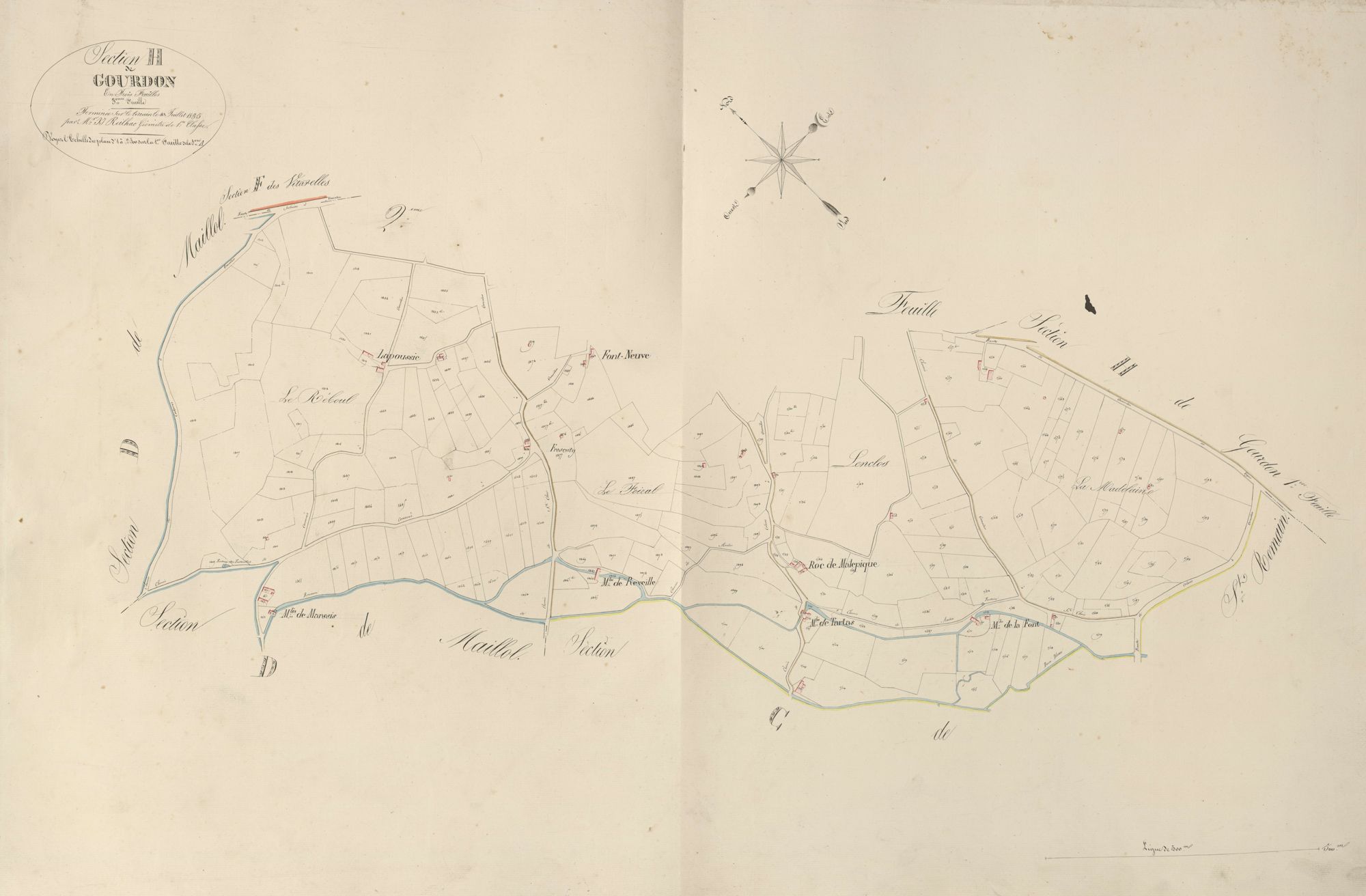 section H de Gourdon, 3ème feuille