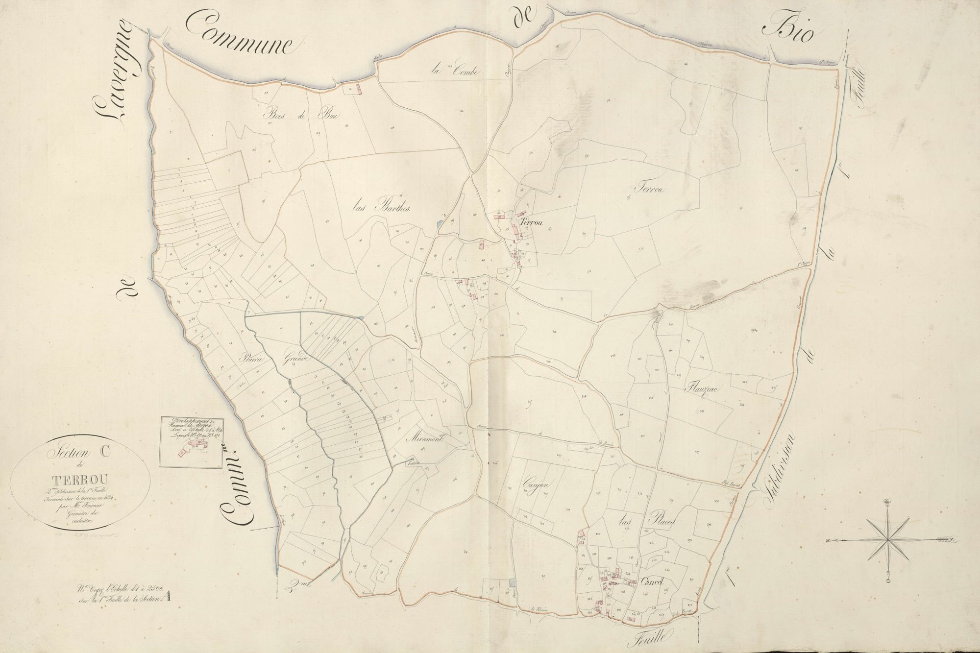 section C de Terrou, 1ère feuille, 2ème subdivision