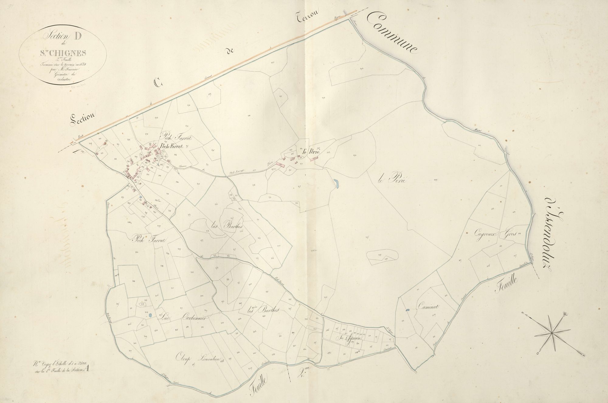 section D de Saint-Chignes, 2ème feuille
