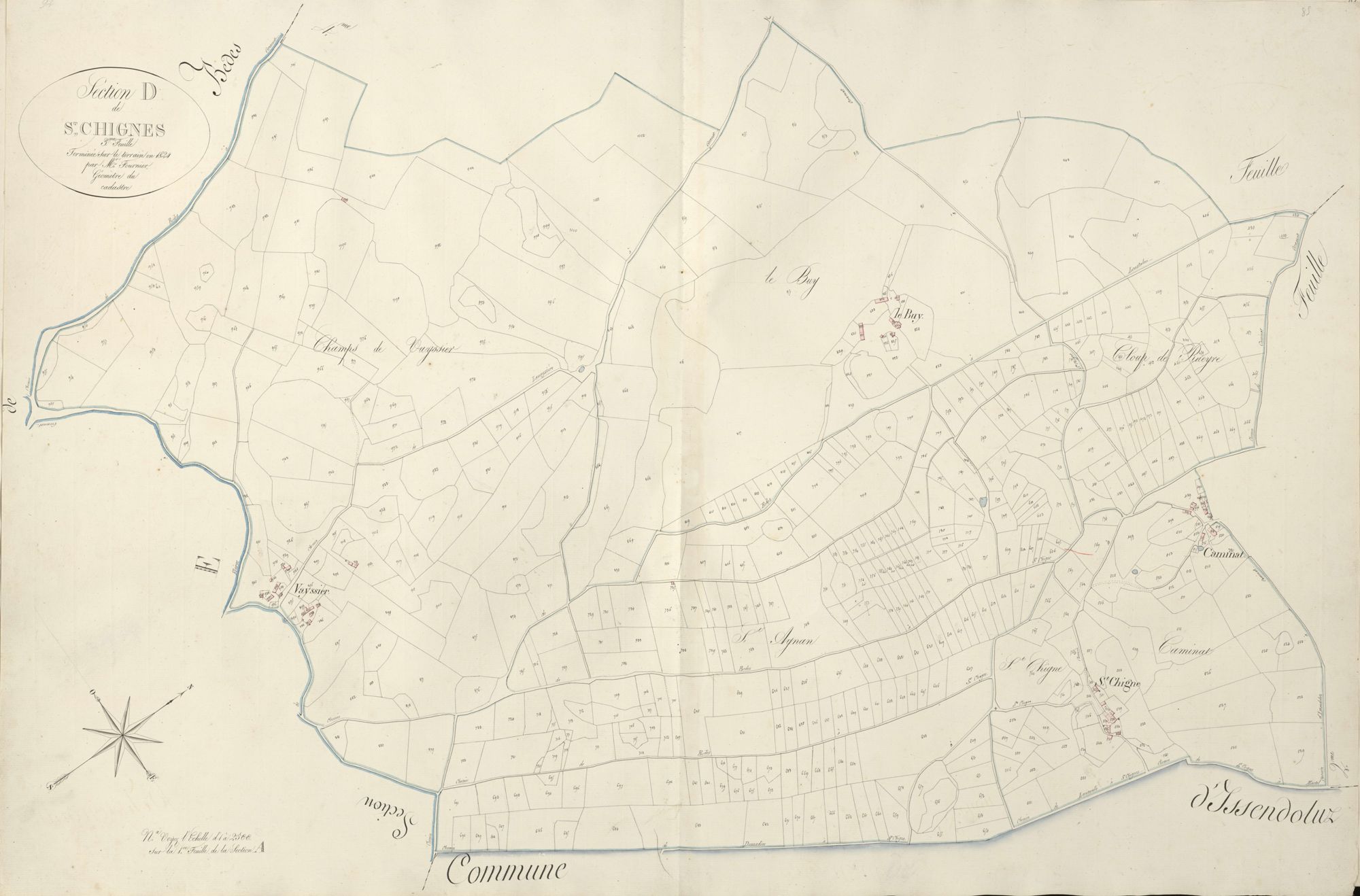section D de Saint-Chignes, 3ème feuille