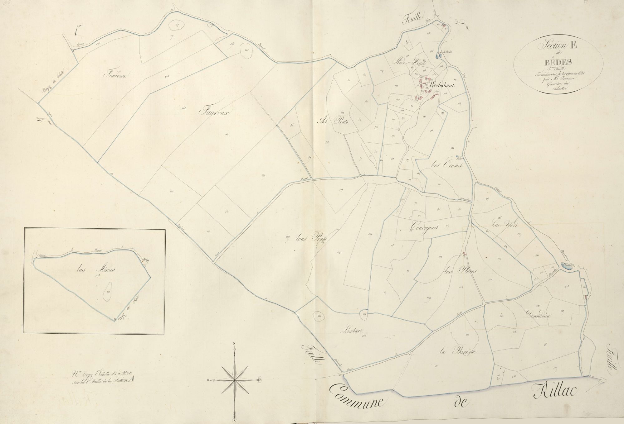 section E de Bédes, 3ème feuille