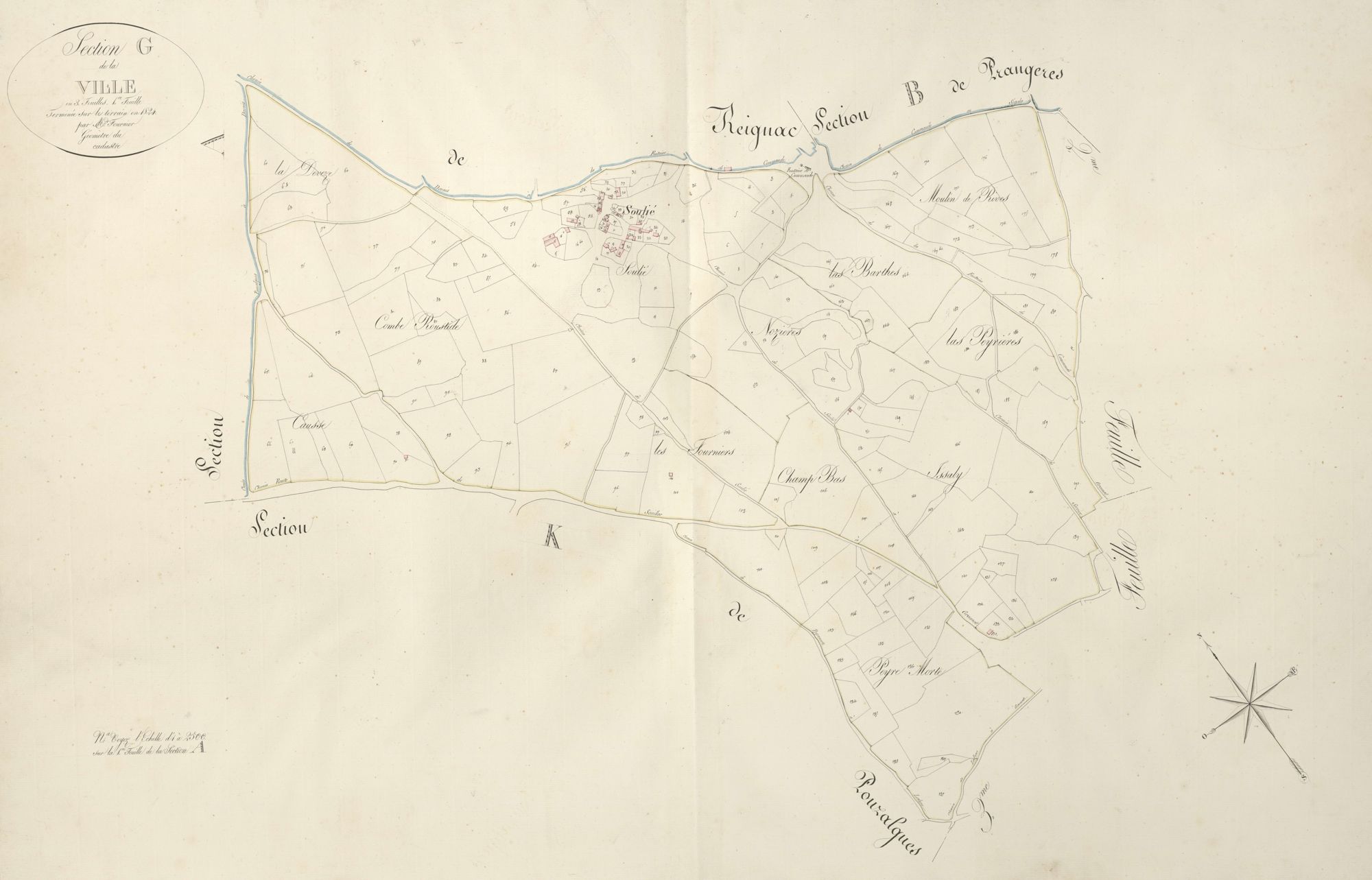 section G de la Ville, 1ère feuille