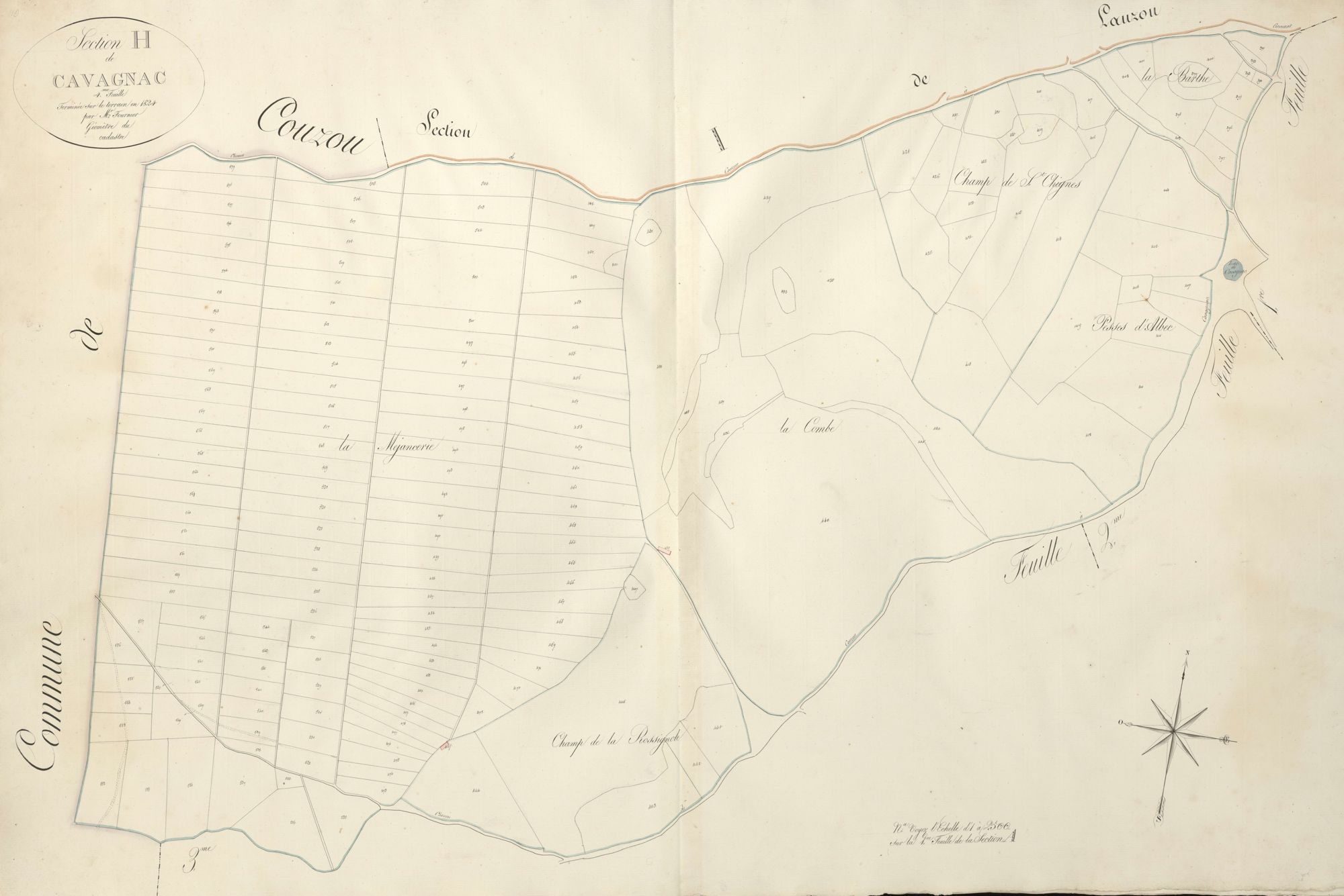 section H de Cavagnac, 4ème feuille