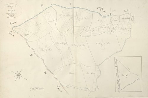 section E de Bédes, 1ère feuille