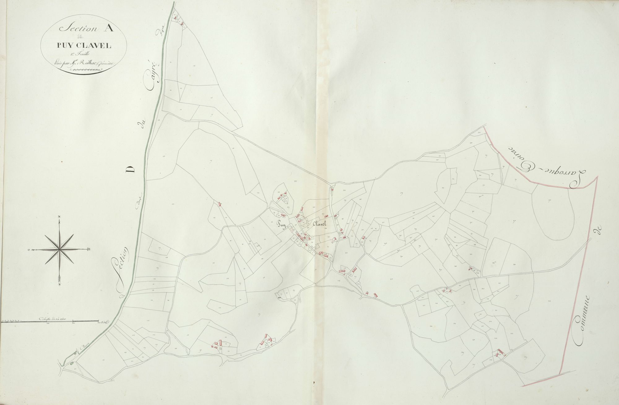 section A de Puy-Clavel, 2ème feuille